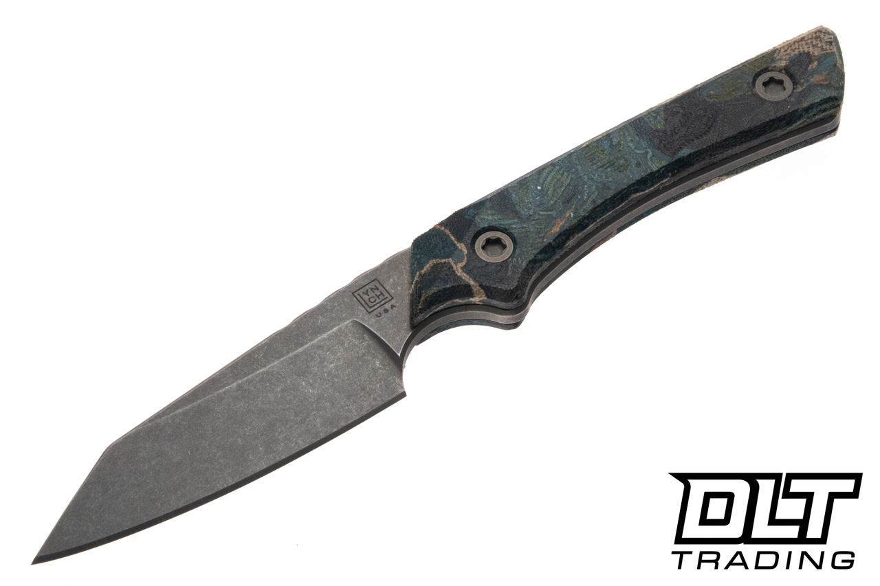 Lynch Northwest Swift Six - Blue Burl Micarta - Service CPM 10V