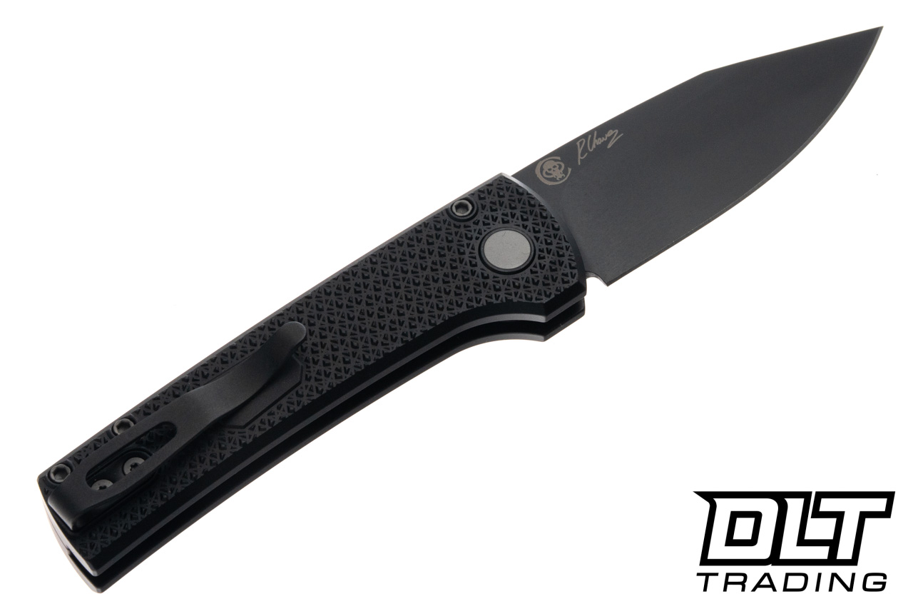 Pro-Tech Ramon Chavez Scapegoat - Black Carbide Textured Aluminum