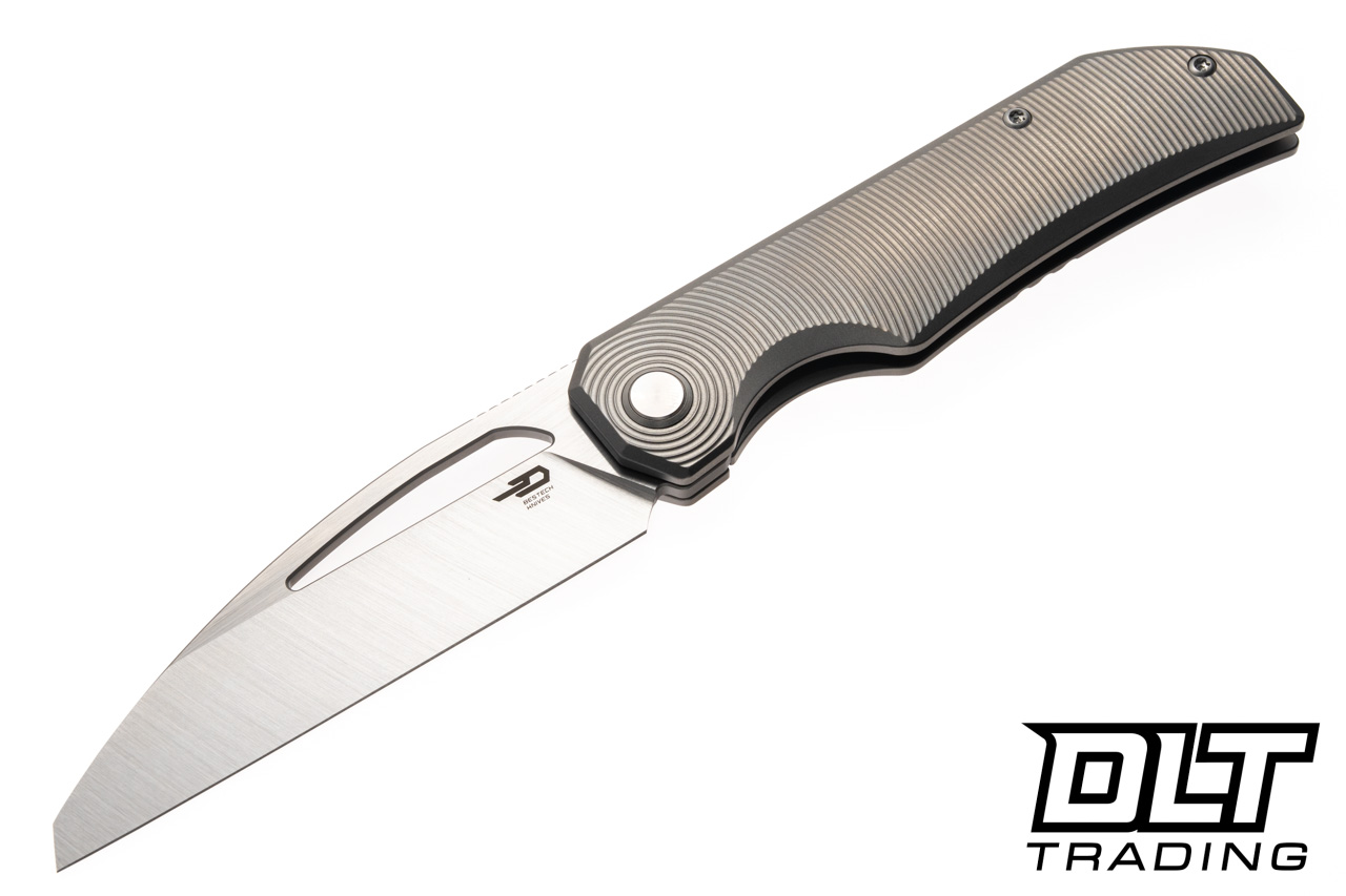 Bestech Knives Taipan - Bead Blasted Titanium - Vertical Satin