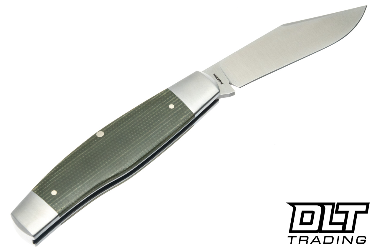 Jack Wolf Knives Gateway Stockman | Green Micarta