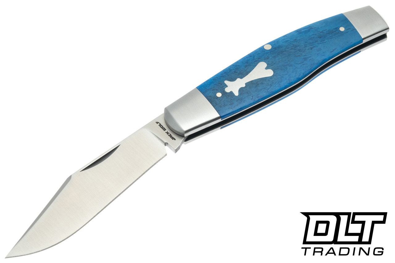アクセサリー wolfmanjack Jack Wolf Knives Gateway Stockman | Blue Bone