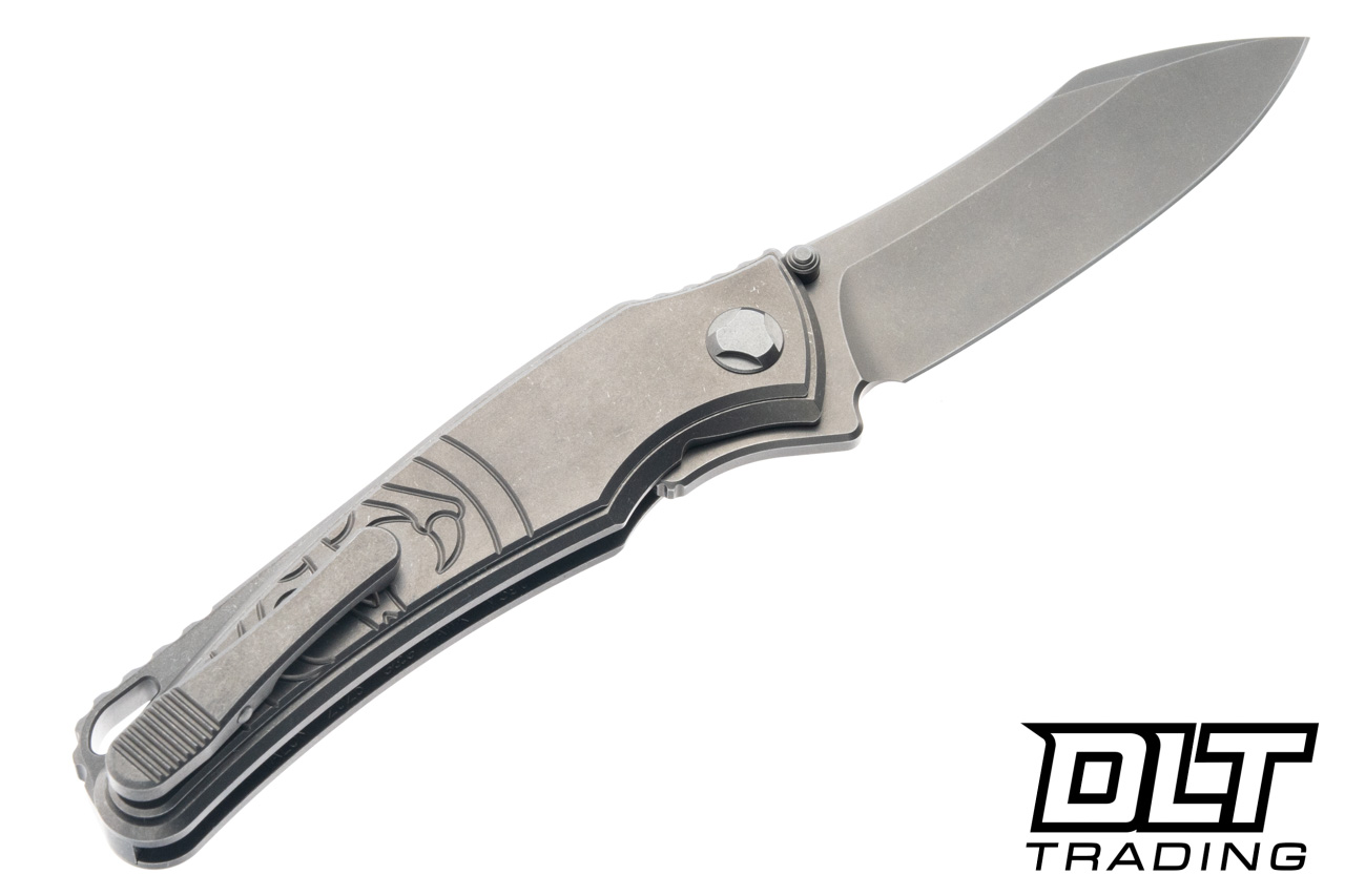 Hawk Talon - Titanium Handle - Brightwash M390 Blade - DLT Trading