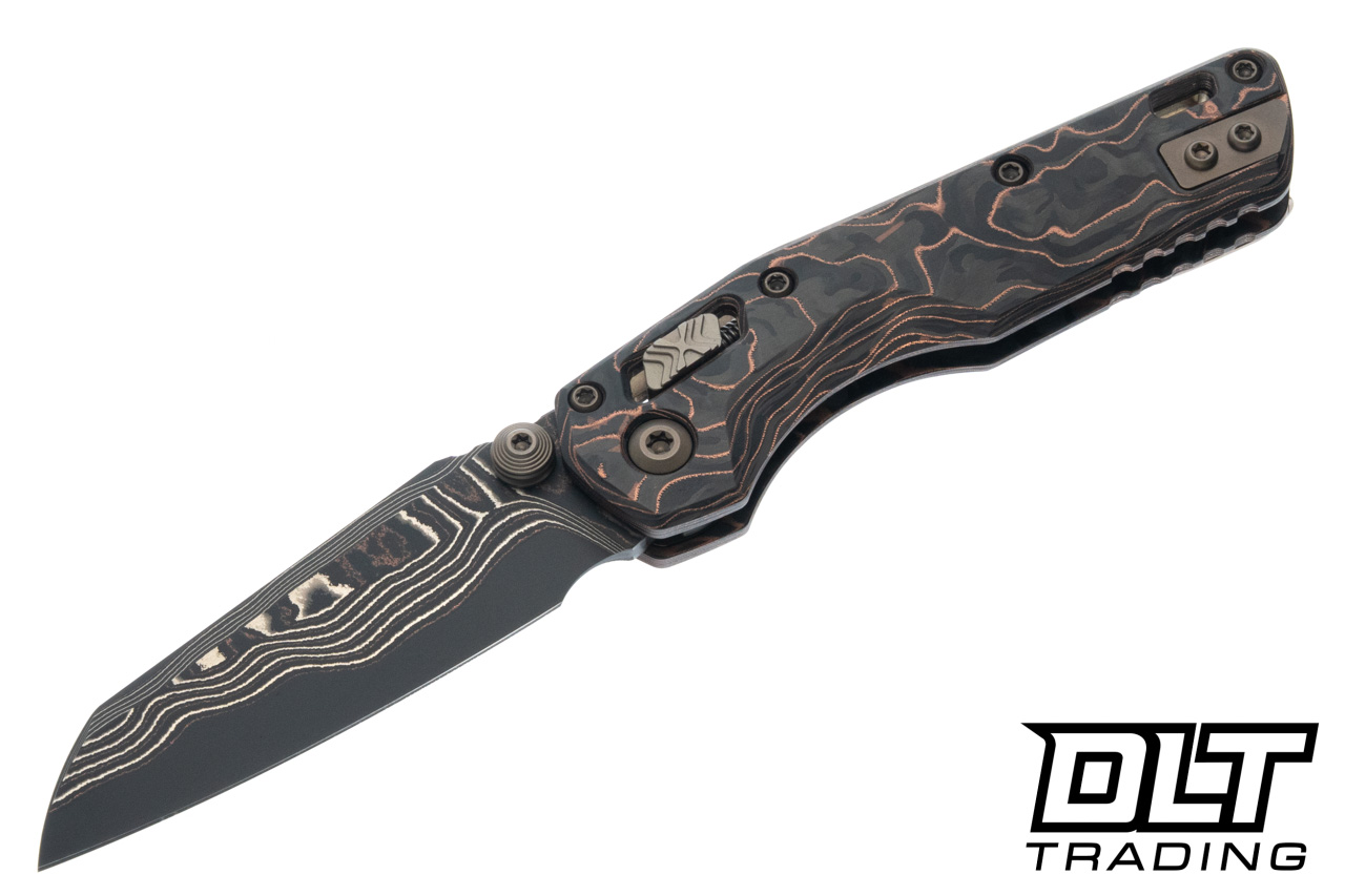 Microtech MSI Mini Ram-Lok - Live Wire Carbon Fiber - Bronze