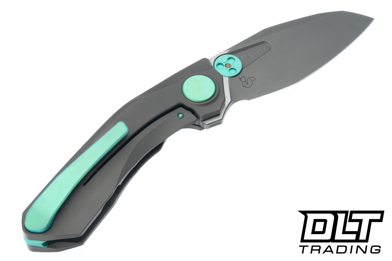 Reate Vulpex VK-FROK Elmax Dark Frosted Satin Blade - Dark Bead