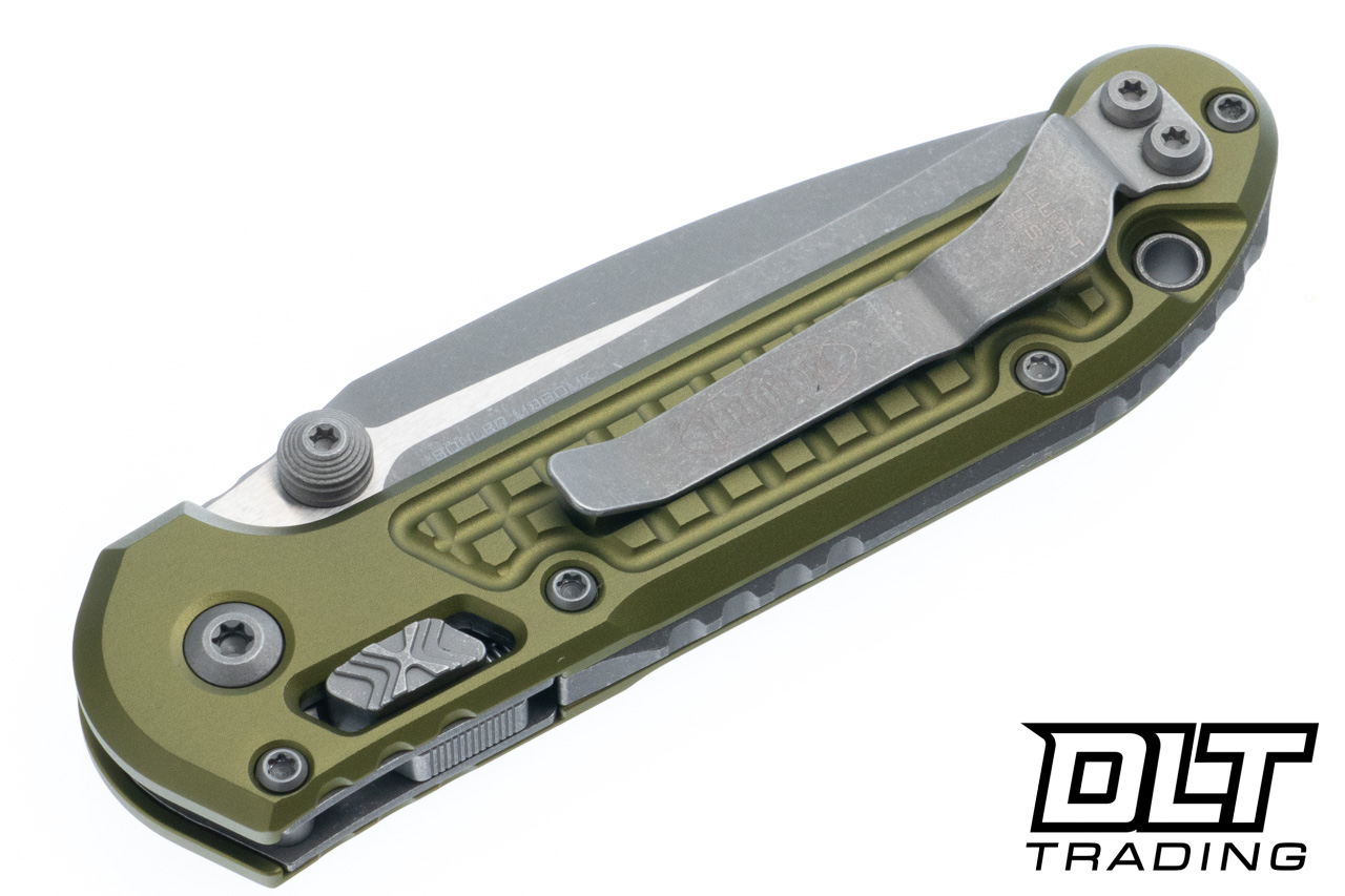 Microtech LUDT Ram-Lok - OD Green Frag Handle - Apolcalyptic Blade