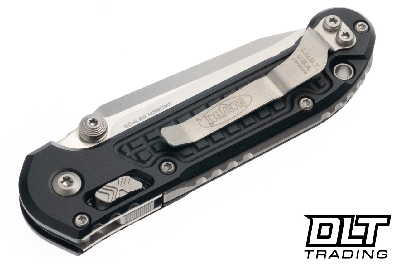 Microtech LUDT Ram-Lok - Black Frag Handle - Stonewashed Blade