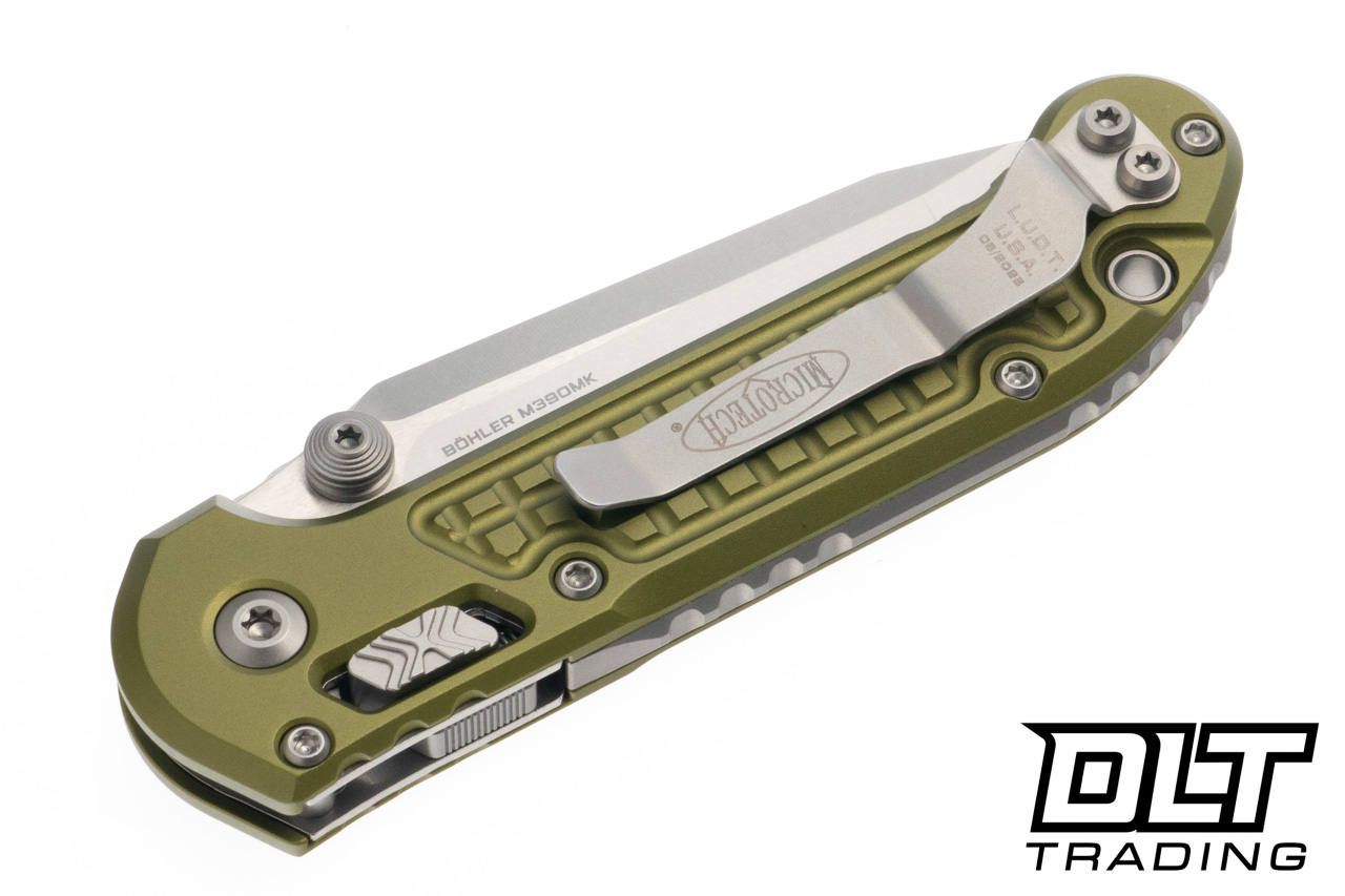 Microtech LUDT Ram-Lok - OD Green Frag Handle - Stonewashed Blade