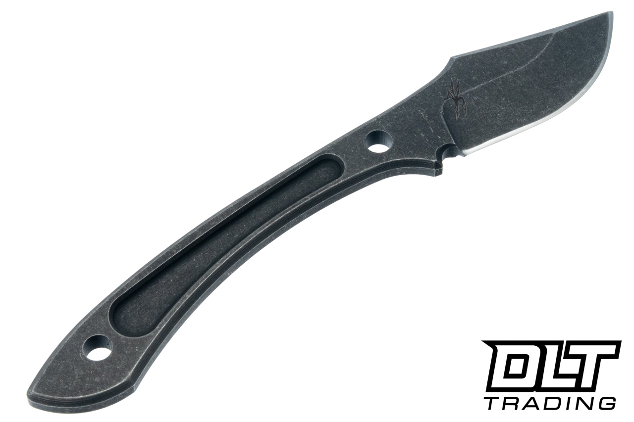 WTG Lightfoot - K329 Dark Washed Blade - Black G-10 - Black Carbon