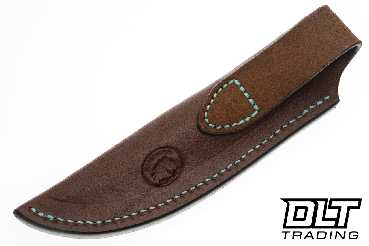 Warlander Raptor - Midnight Burlap - Natural & Light Blue Liner