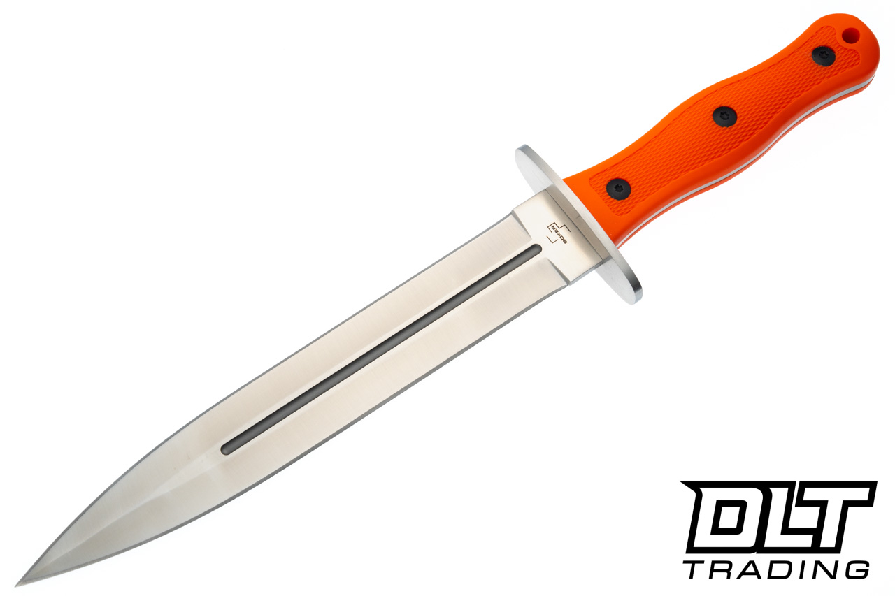 Boker Plus HL Boar Dagger - Orange TPR - Fixed 440C Dagger Blade