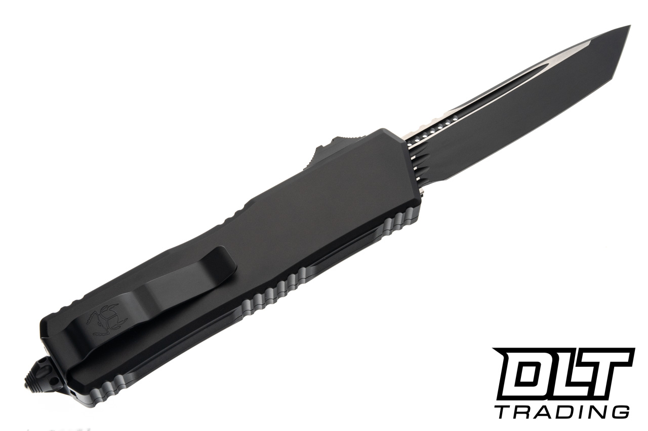 Microtech Scarab II Gen III Executive T/E - Black Handle - Black