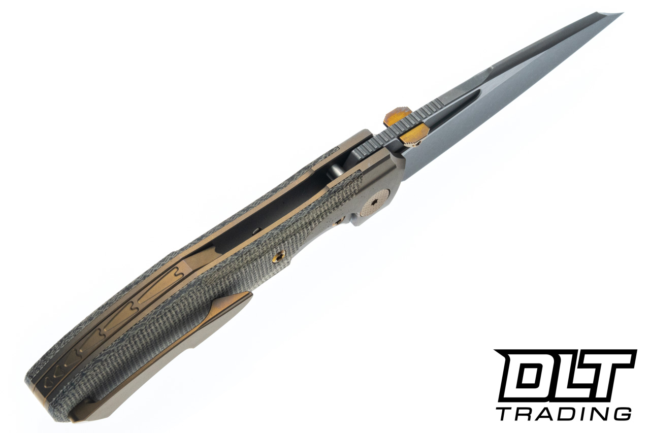 Null Voodoo Doll - Stonewash Bronze Titanium Bolster - Green