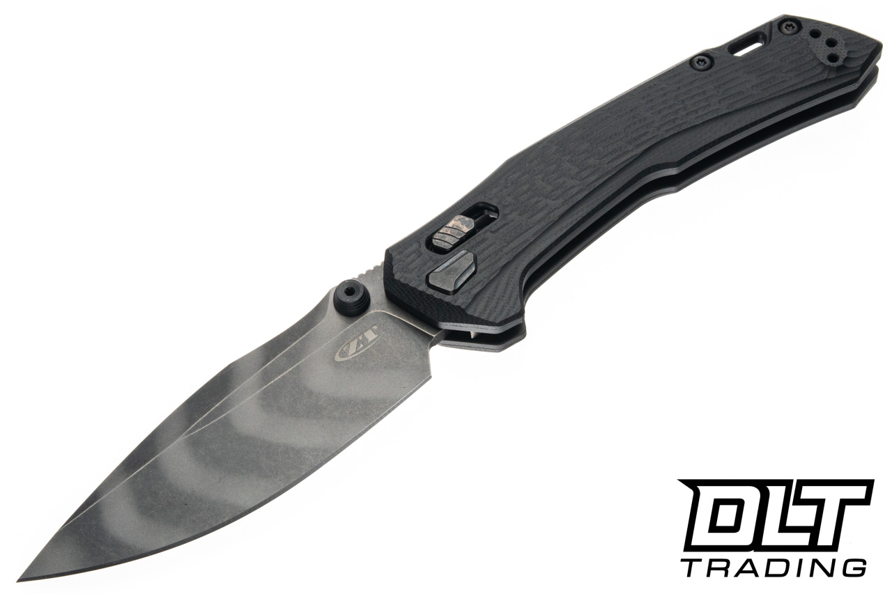 Zero Tolerance 0203BLKTS DuraLock - Black G-10 - Tiger Stripe M4