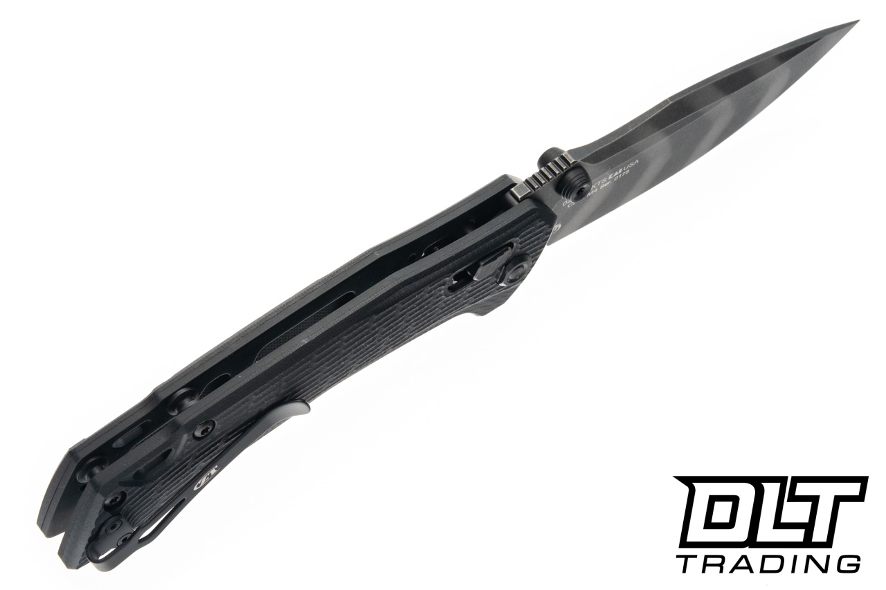 Zero Tolerance 0203BLKTS DuraLock - Black G-10 - Tiger Stripe M4
