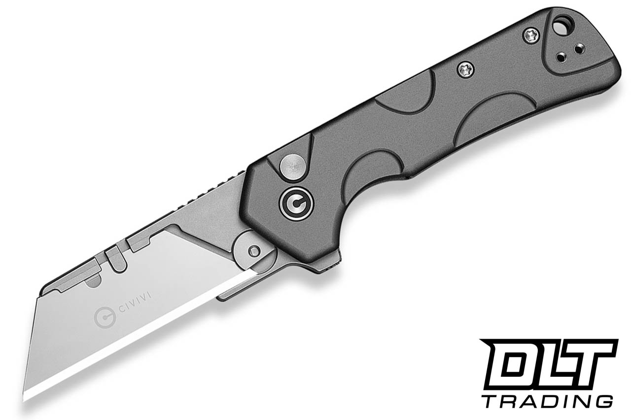 Civivi Pulsara Utility C24041F-4 - Gray Aluminum - Stonewashed SS