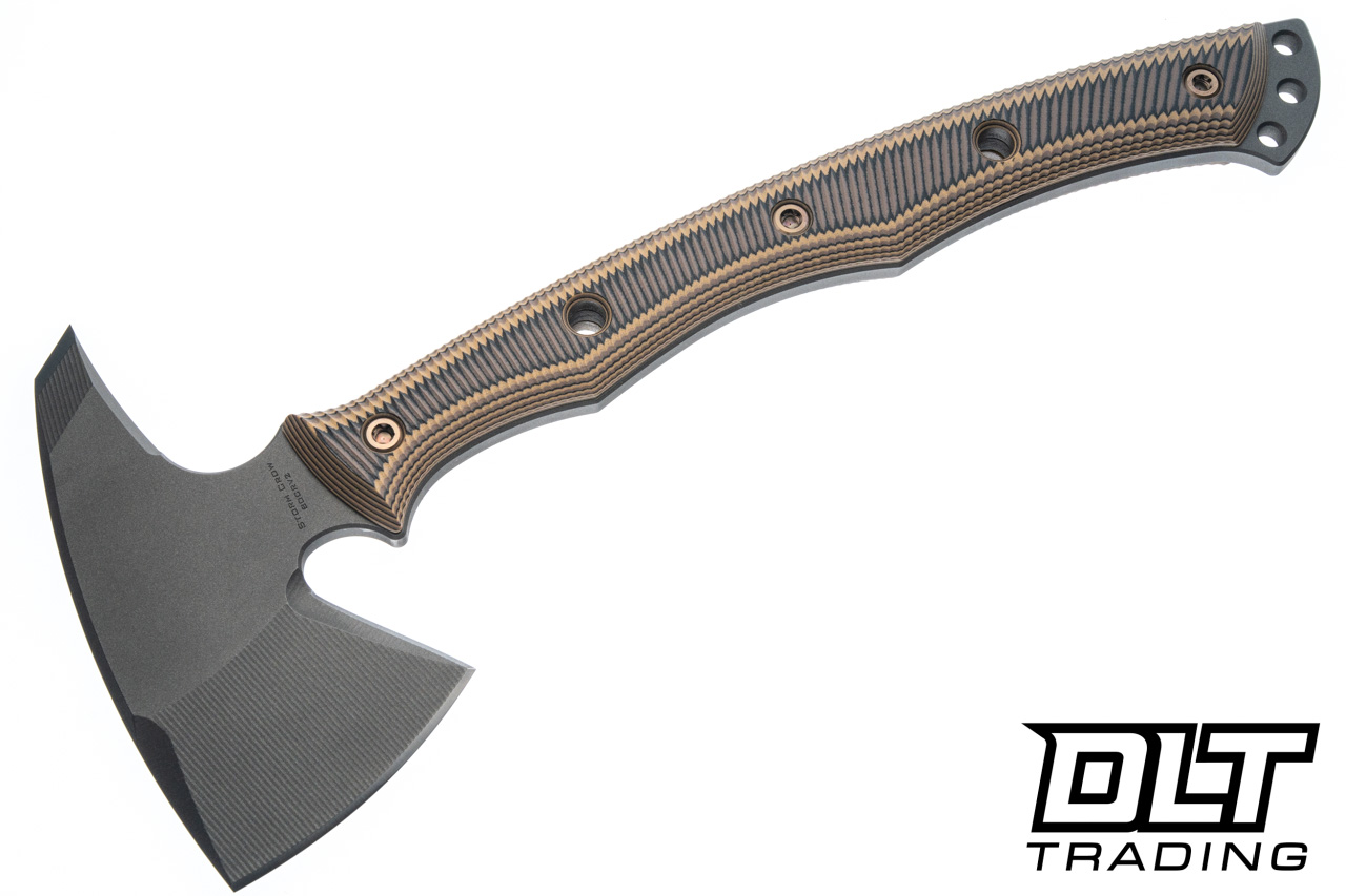 RMJ Tactical Storm Crow - Tungsten Cerakote - Hyena Brown G-10