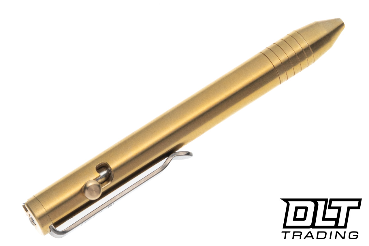 Big Idea Design - Lil Sancho Bolt Action Pen - Brass - DLT Trading