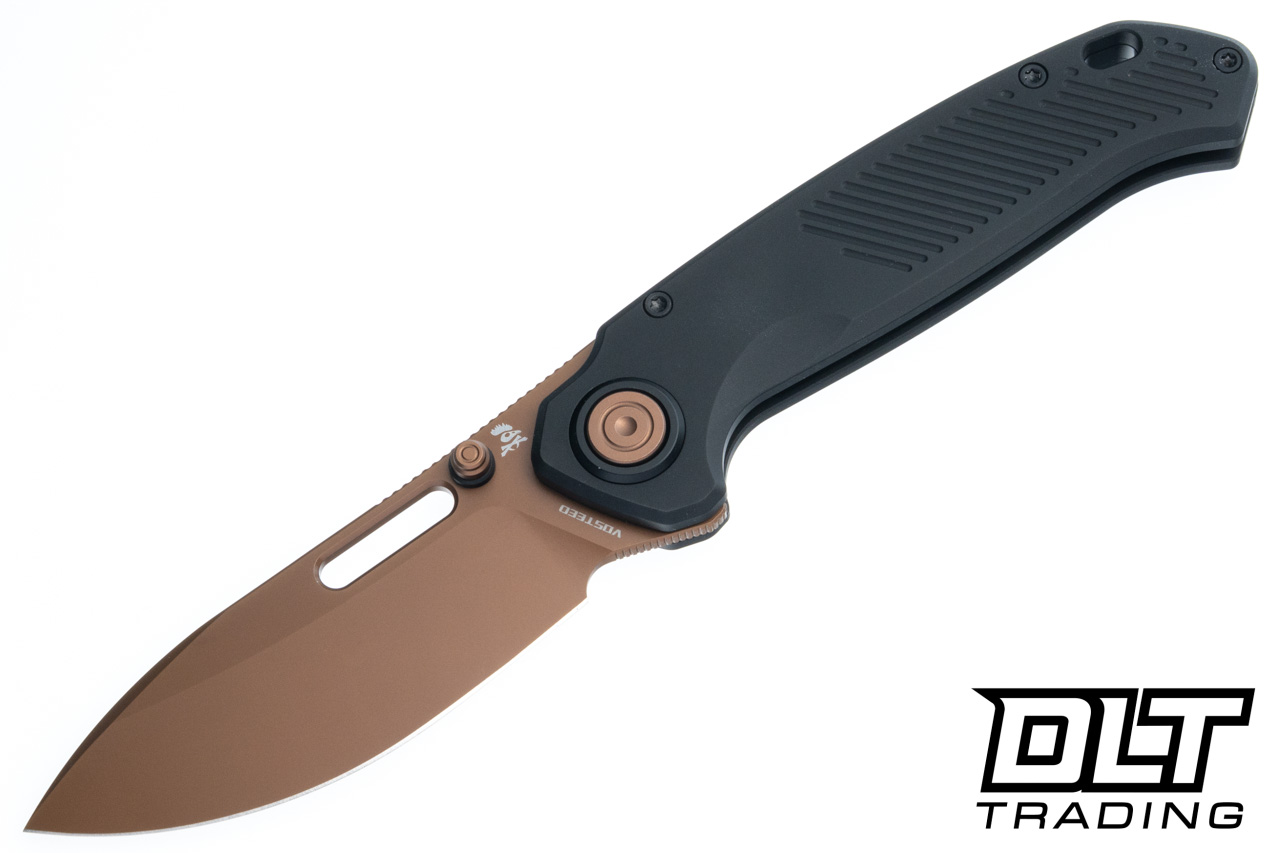 Vosteed Zander - Vanchor Lock - Black Aluminum - Copper Dune S35VN