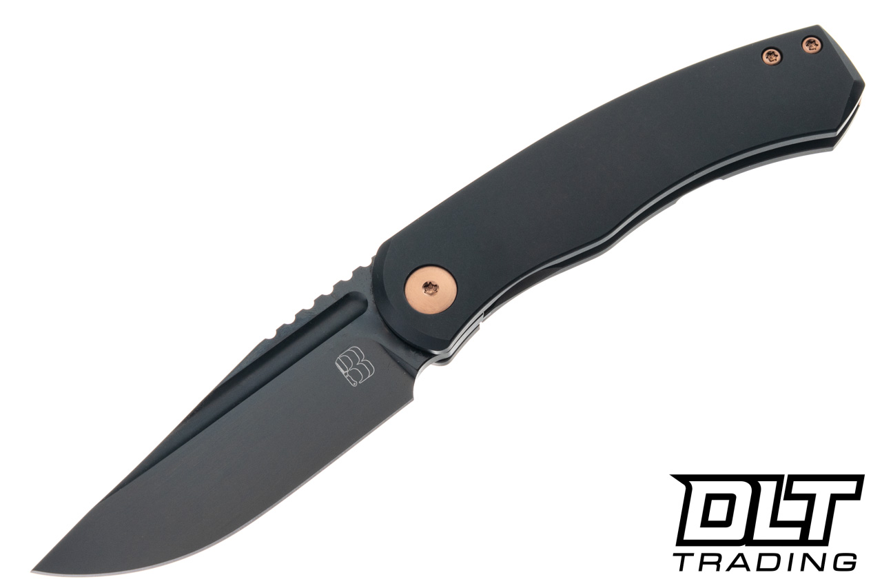 BergBlades Mini Alpha - S90V Polished Stonewashed DLC Blade