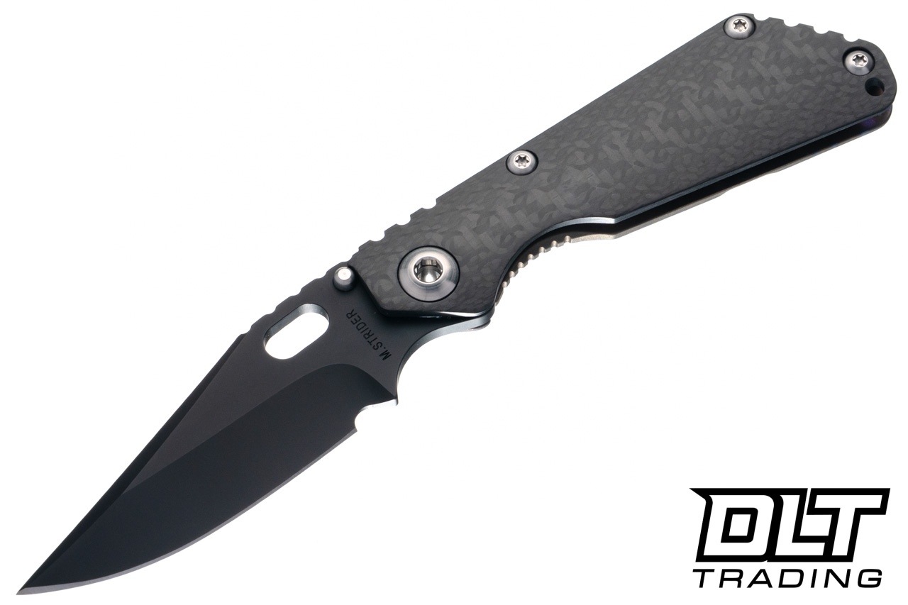 Strider SNG - Carbon Fiber & Flamed Titanium - Black DLC MagnaCut