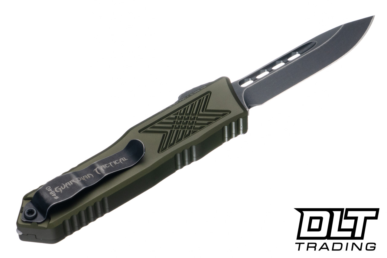 Guardian Tactical GTX-025 OTF - OD Green Aluminum - Dark Stonewash