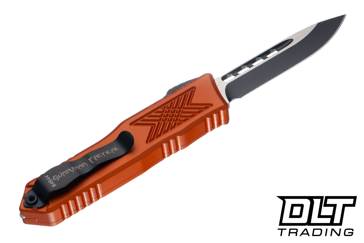 Guardian Tactical GTX-025 OTF - Burnt Orange Aluminum - Two Tone
