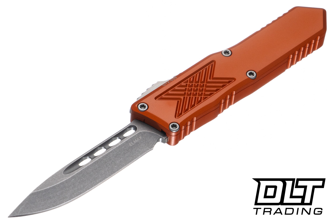 Guardian Tactical GTX-025 OTF - Burnt Orange Aluminum - Stonewash