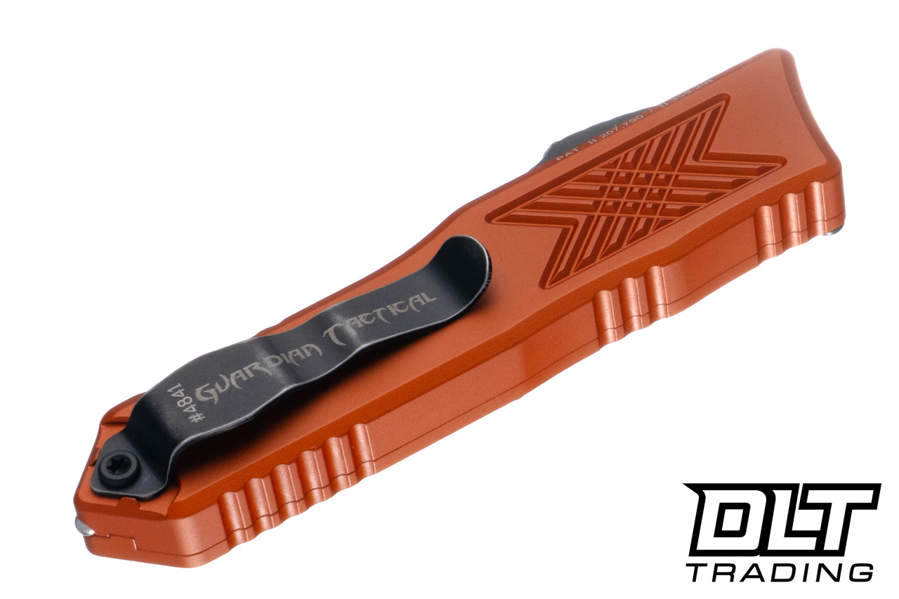Guardian Tactical GTX-025 OTF - Burnt Orange Aluminum - Dark