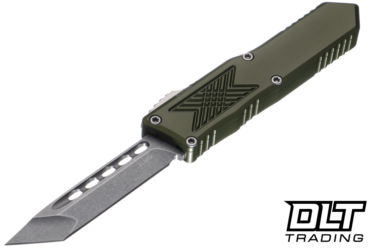 Guardian Tactical GTX-025 OTF - OD Green Aluminum - Stonewash