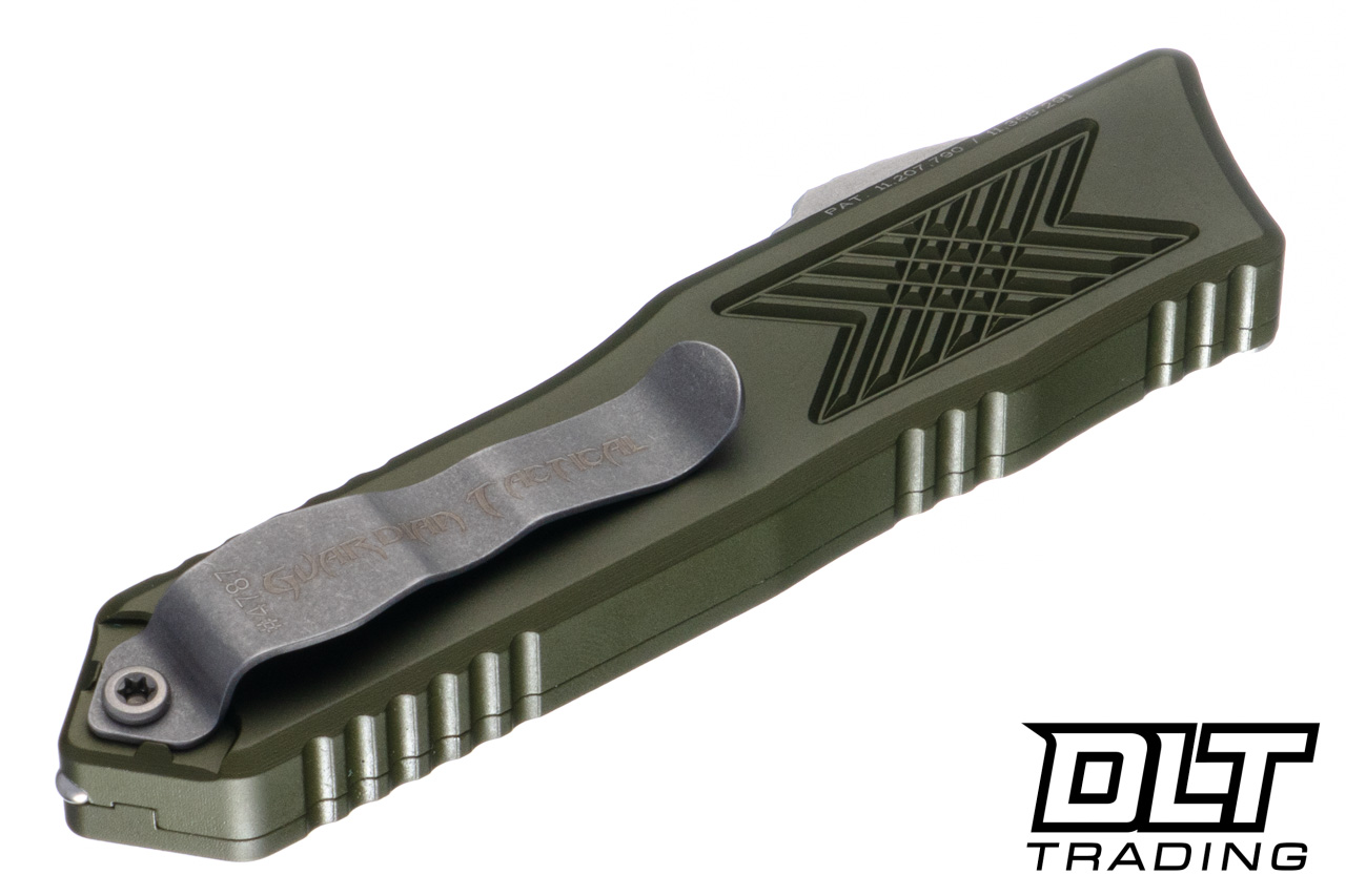 Guardian Tactical GTX-025 OTF - OD Green Aluminum - Stonewash