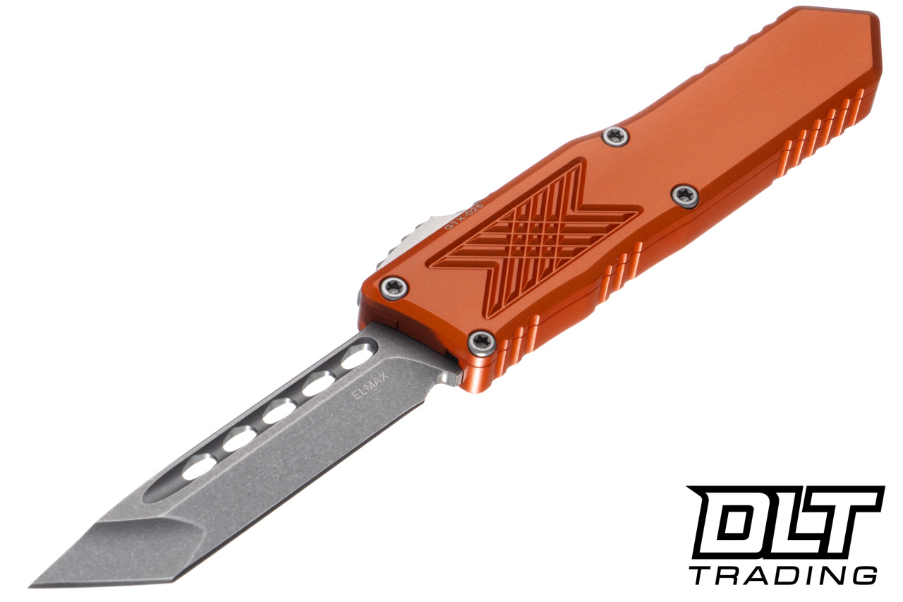 Guardian Tactical GTX-025 OTF - Burnt Orange Aluminum - Stonewash