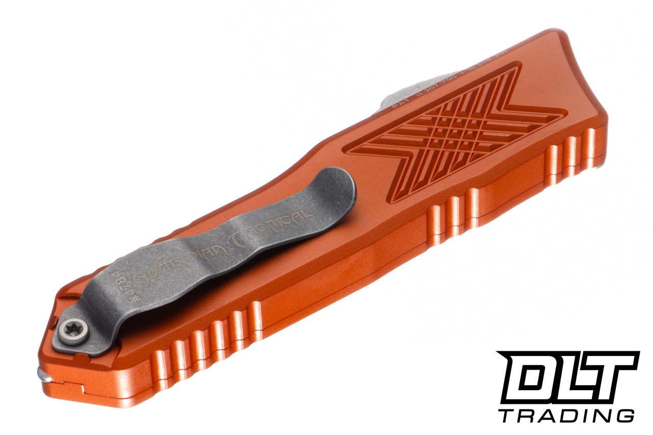 Guardian Tactical GTX-025 OTF - Burnt Orange Aluminum - Stonewash