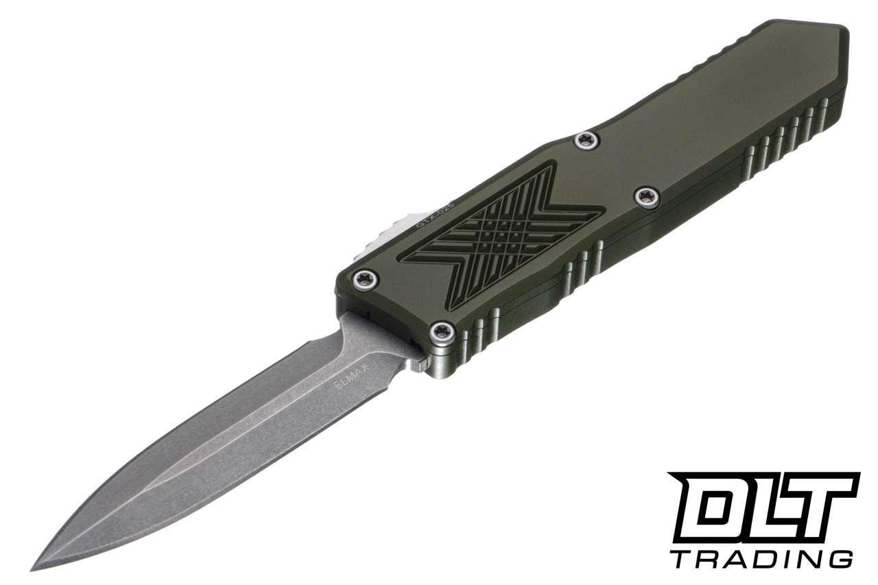 Guardian Tactical GTX-025 OTF - OD Green Aluminum - Stonewash