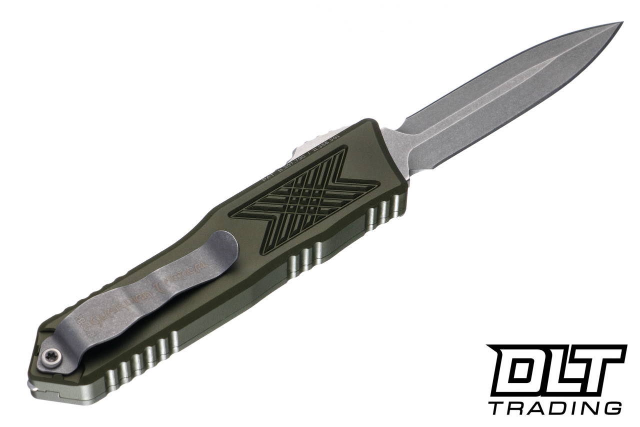 Guardian Tactical GTX-025 OTF - OD Green Aluminum - Stonewash