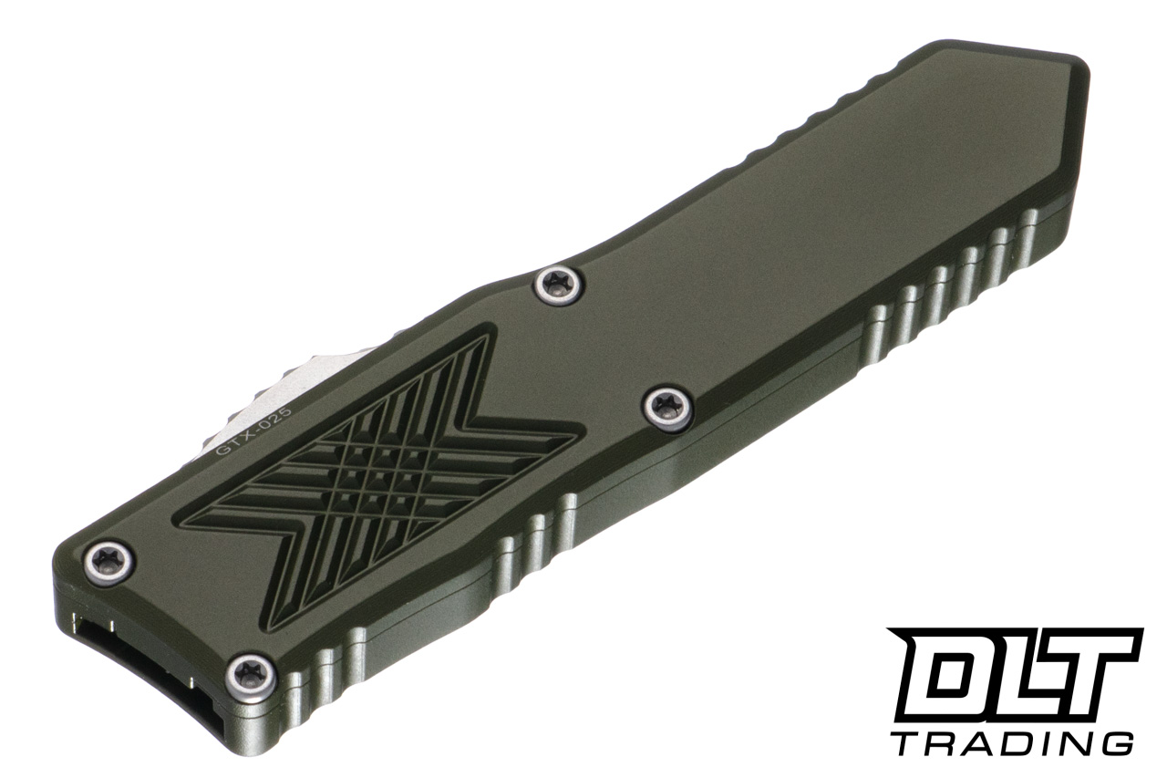 Guardian Tactical GTX-025 OTF - OD Green Aluminum - Stonewash