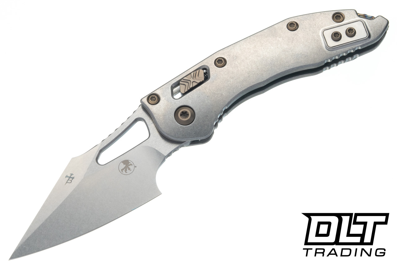 新品未使用　VOLA Racing セラミックMINI BLADE 選手用 Microtech Mini Stitch Ram-Lok - Stonewash Titanium Handle