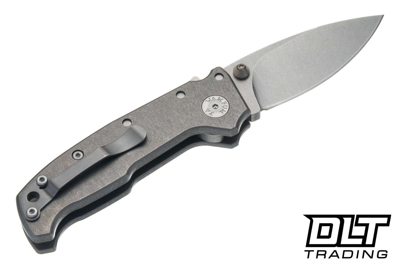 Demko AD20 CXT - Smooth Titanium - Barong CPM-3V Blade - DLT Trading