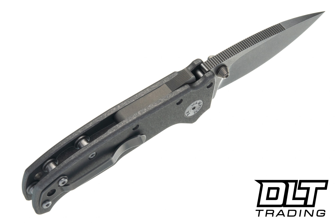 Demko AD20 CXT - Smooth Titanium - Barong CPM-3V Blade - DLT Trading