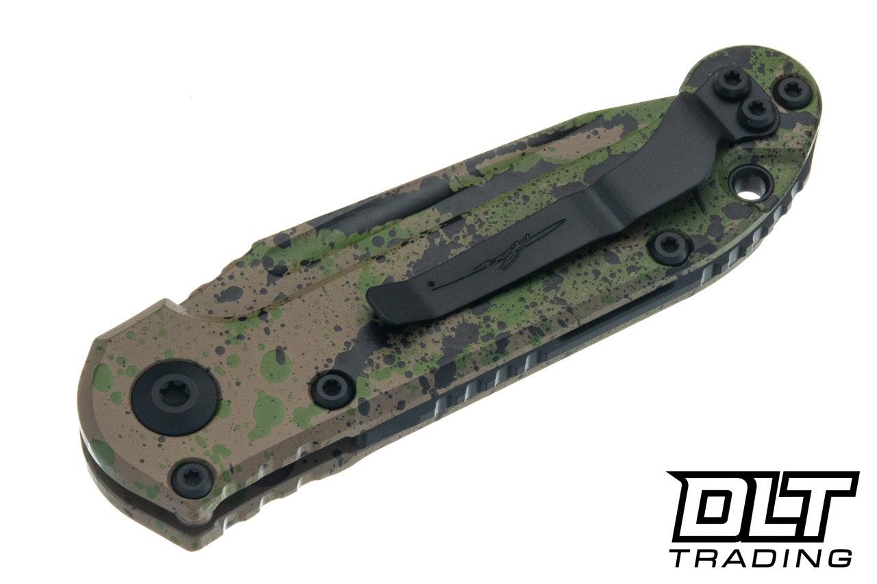 Microtech LUDT Gen III T/E - OD Green & Tan Handle - Black