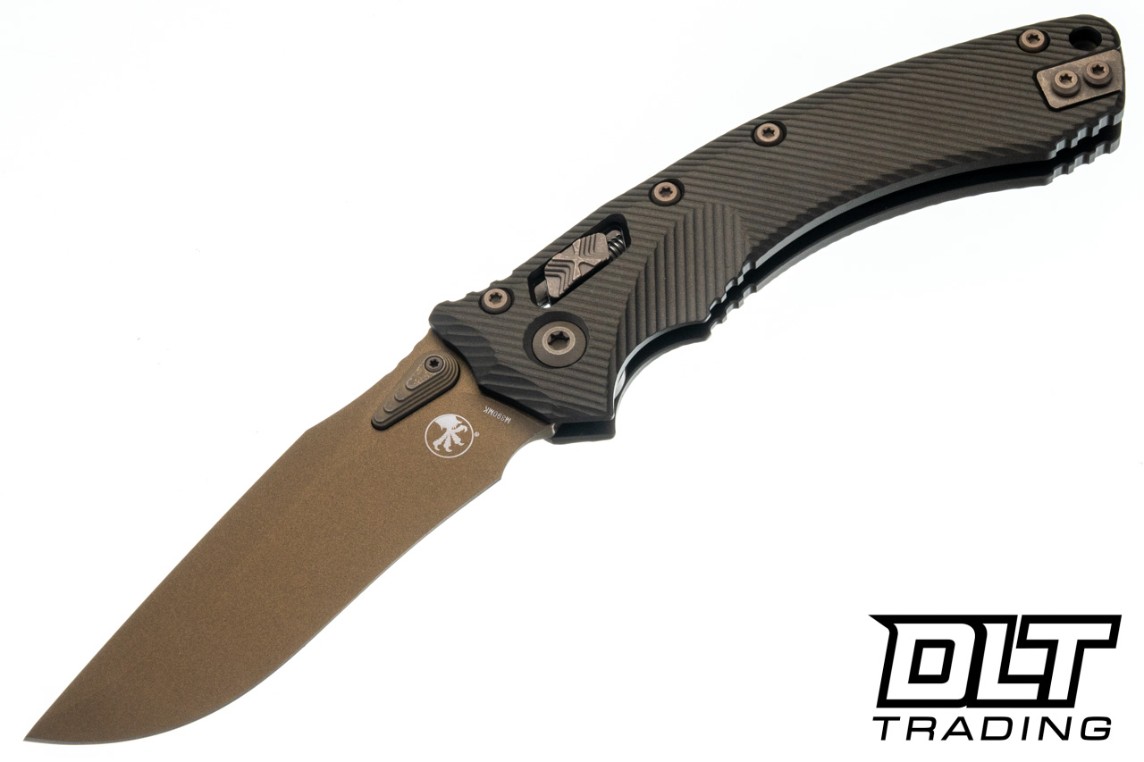 Microtech Amphibian Ram-Lok S/E - Fluted Dark Burnt Bronze Handle