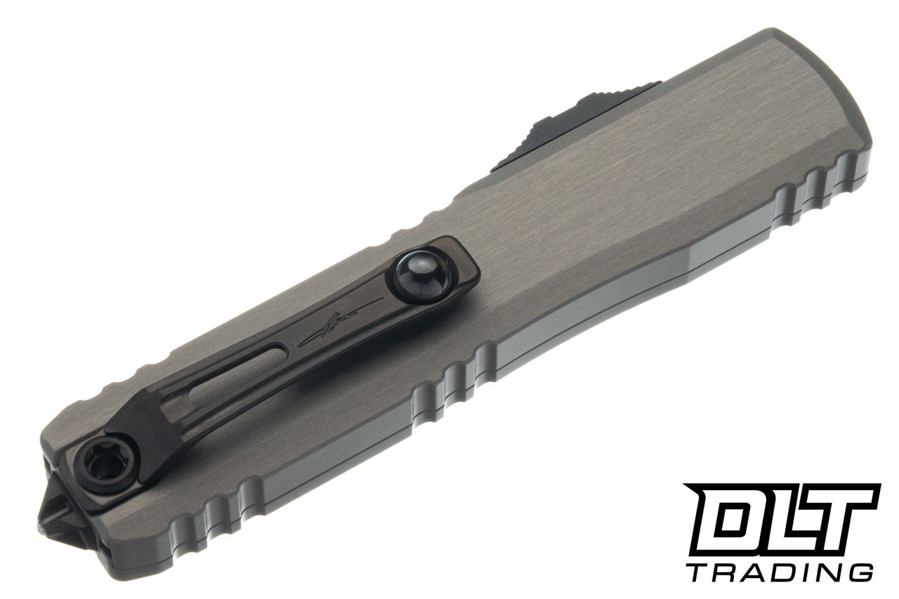 Microtech Ultratech ZBP D/E - Natural Clear Handle - DLC Blade