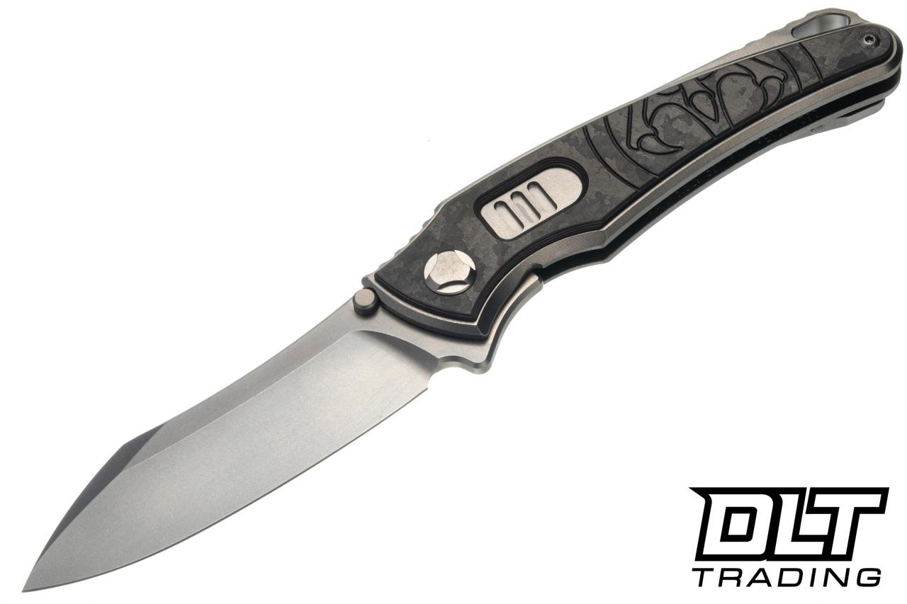 Hawk Talon Auto - Tumbled Titanium - Spectral FatCarbon Overlay