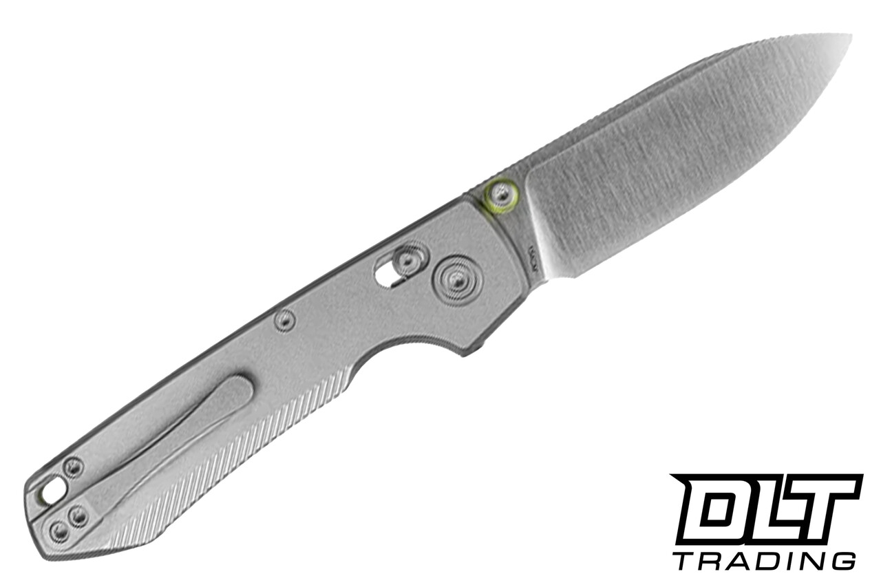 Vosteed Raccoon TiSlim - Gray Titanium - Satin 154CM Blade - DLT