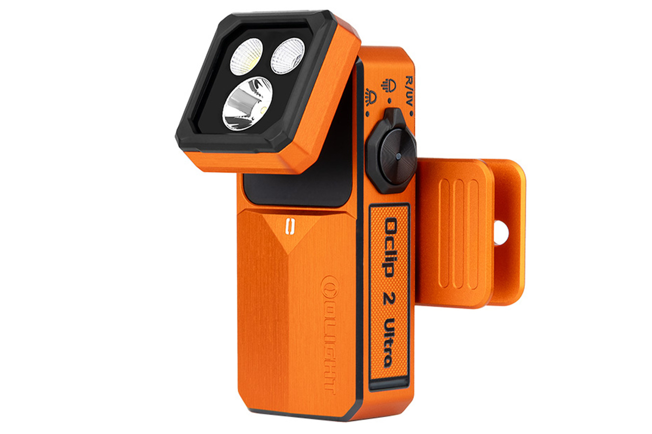 Olight Oclip 2 Ultra Clip Flashlight - Amber Orange - DLT Trading