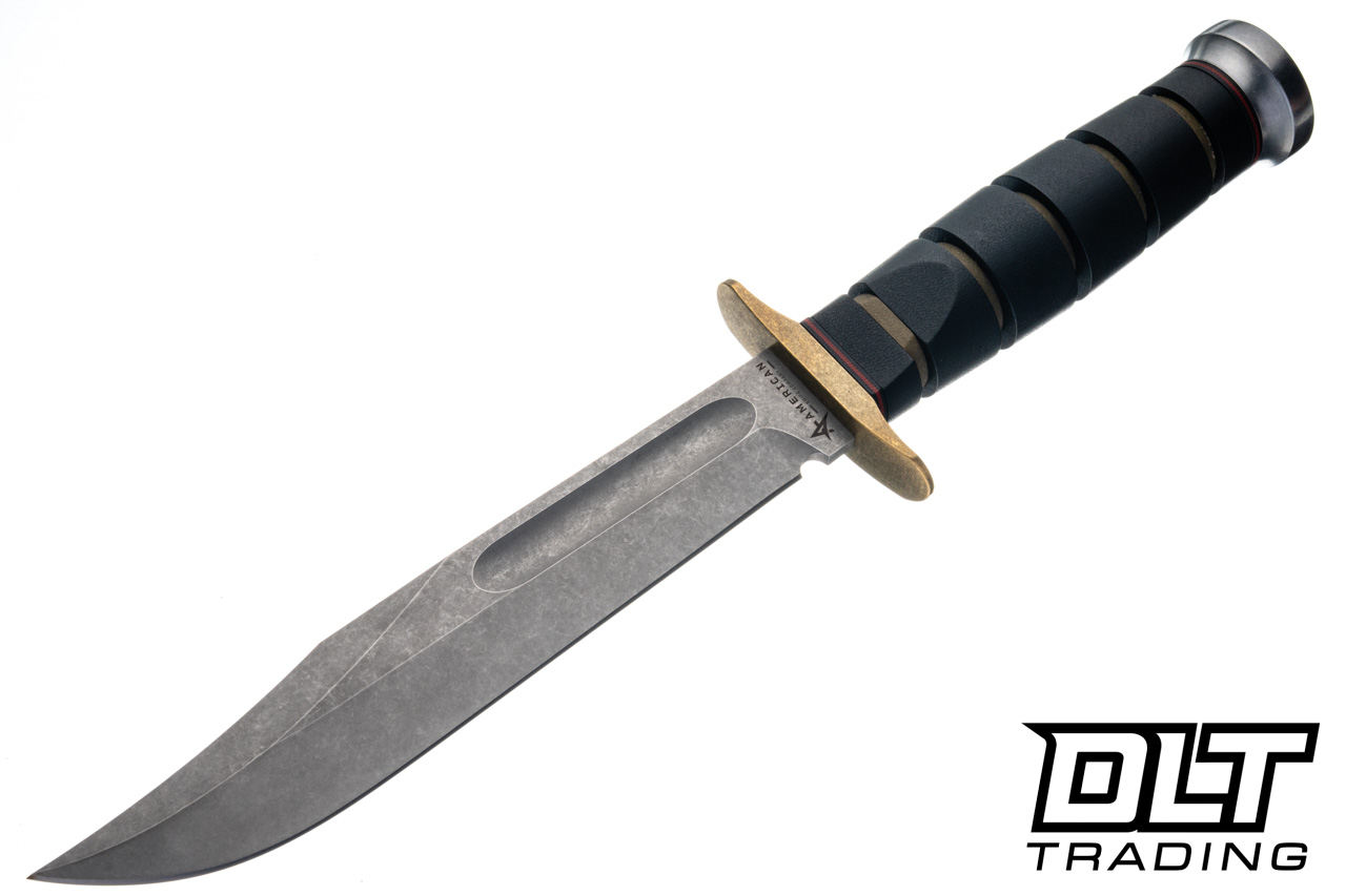 American Knife Company MK2 - CPM 3V Stonewash - Stacked Black