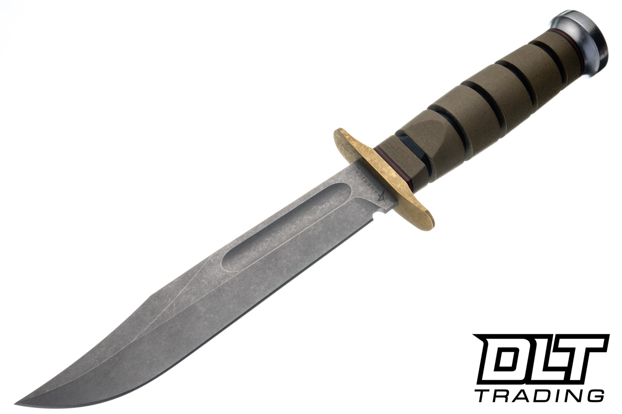 American Knife Company MK2 - CPM 3V Stonewash - Stacked OD Green