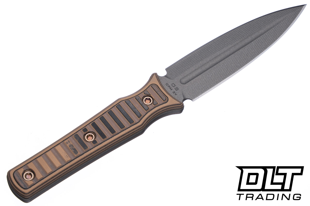 RMJ Tactical Orlando Special - Tungsten Cerakote 3V Blade - Hyena