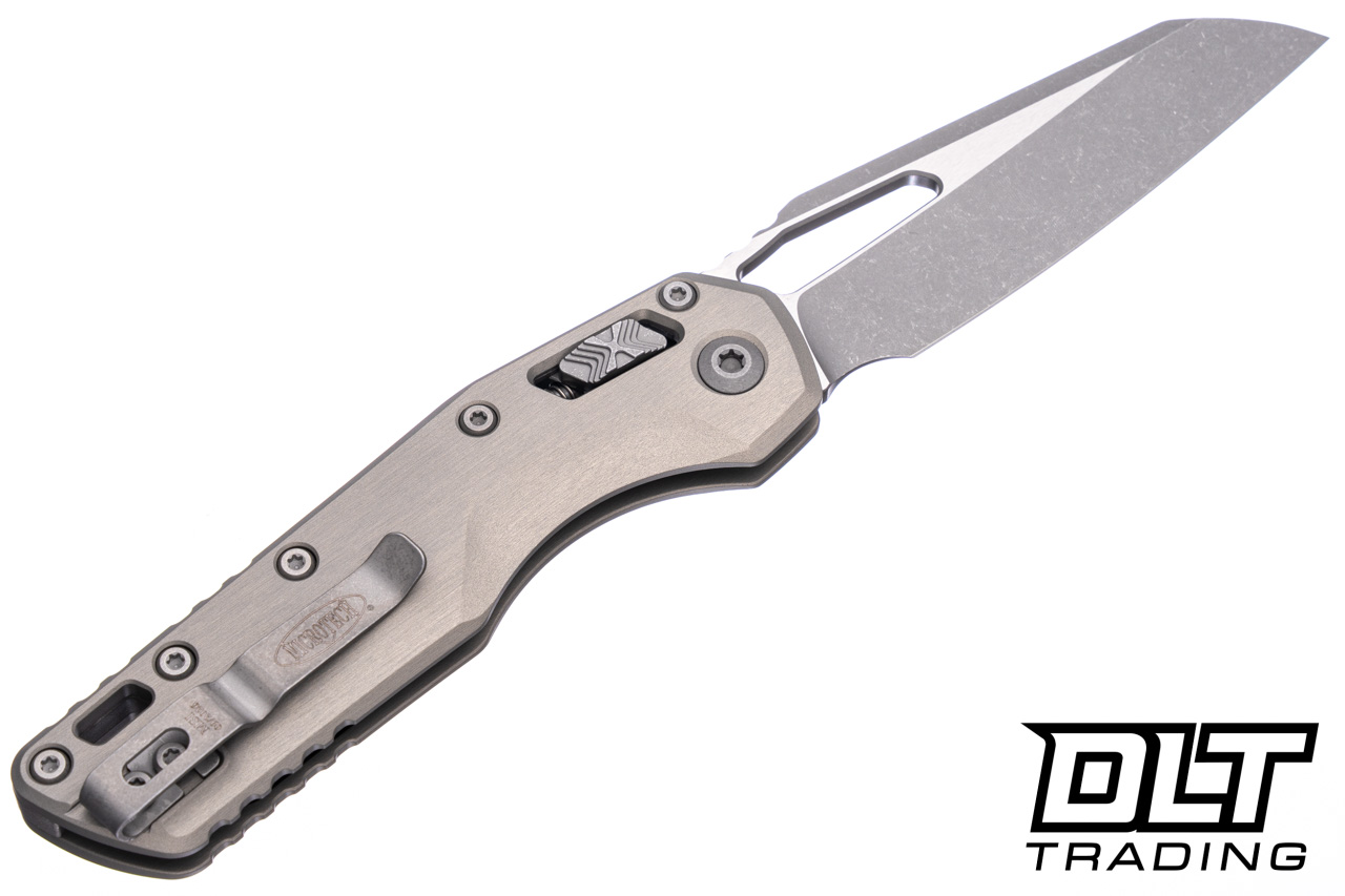 Microtech MSI S/E - Natural Clear Handle - Apocalyptic Blade - 210