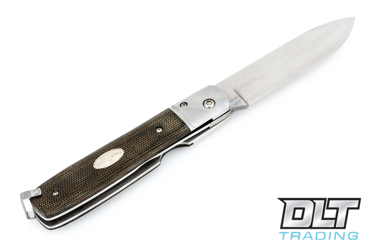 Fallkniven GPgm Gentleman's Folder - Green Canvas Micarta - DLT