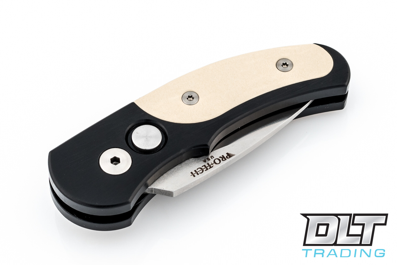 Pro-Tech Runt J4 - Tuxedo Handle - Satin Blade - DLT Trading